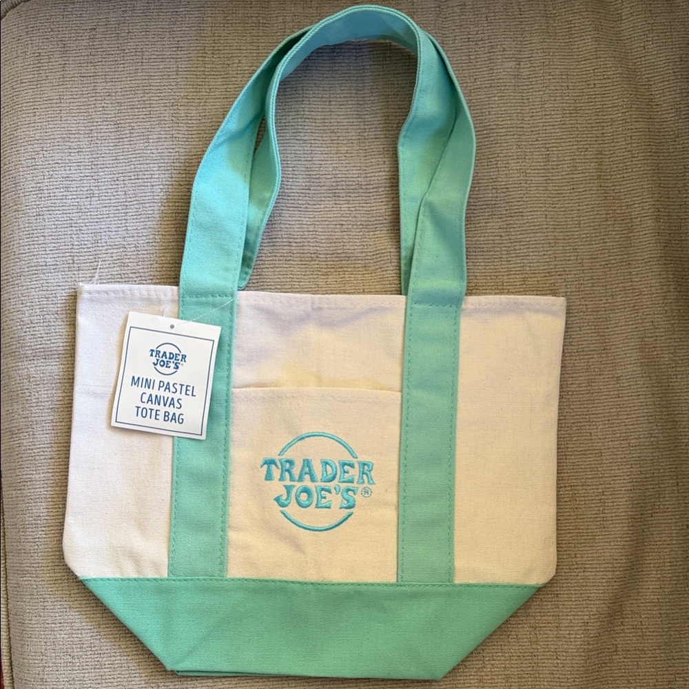 Trader Joe's Mini canvas Tote Bag
